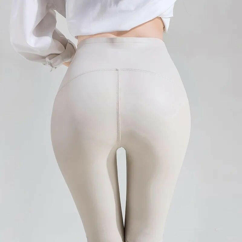 Faux Leather Flex Slimming Leggings