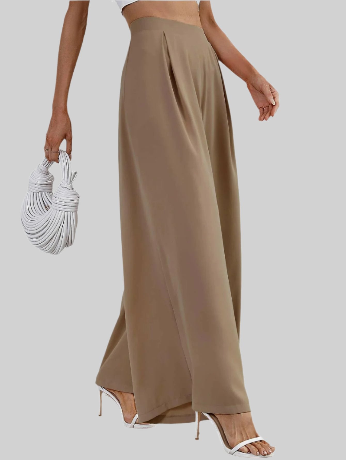 High Waist Wide Leg Pants 