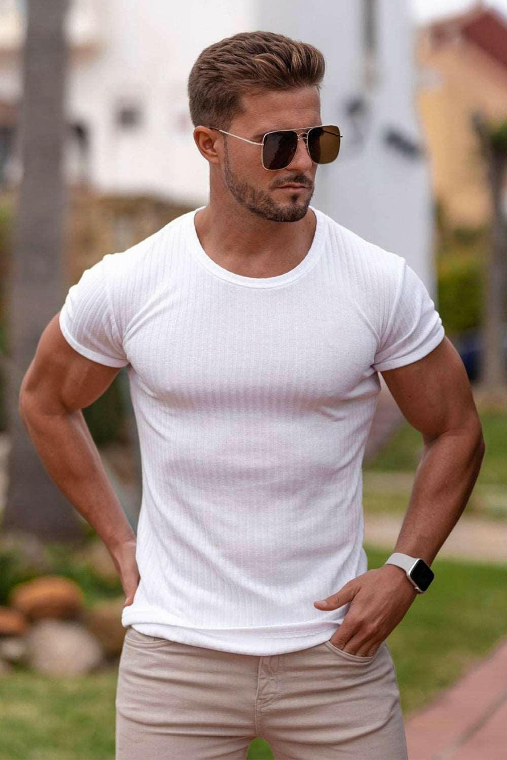 Round Neck Short Sleeve T-Shirt 