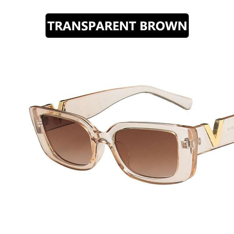 Retro Rectangle Sunglasses 