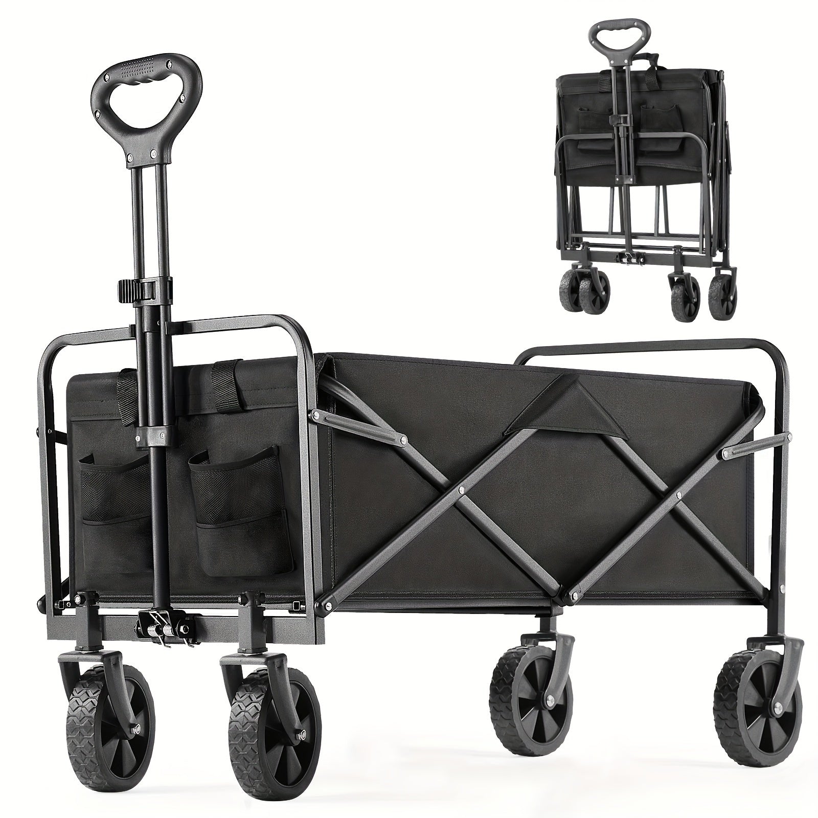 Heavy-Duty Collapsible Utility Wagon Cart - by The Nichole Collection