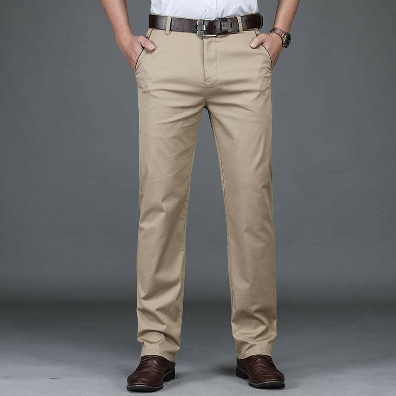 Business Cotton Casual Pants 