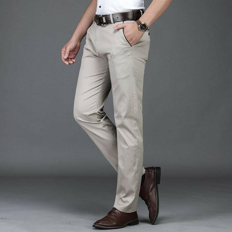 Business Cotton Casual Pants 