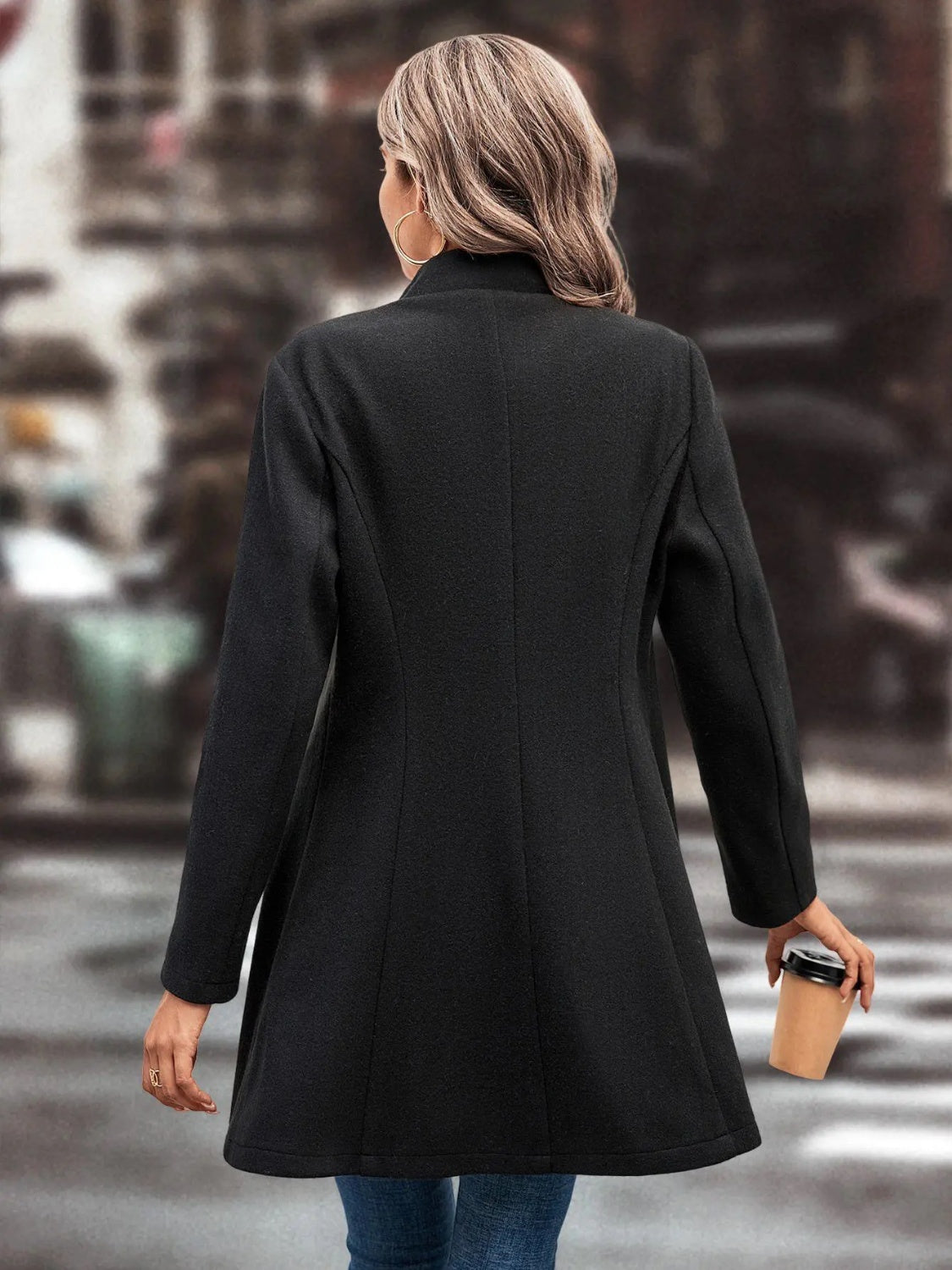 Stylish Lightweight Buttoned Coat for Everyday Wear - by The Nichole Collection