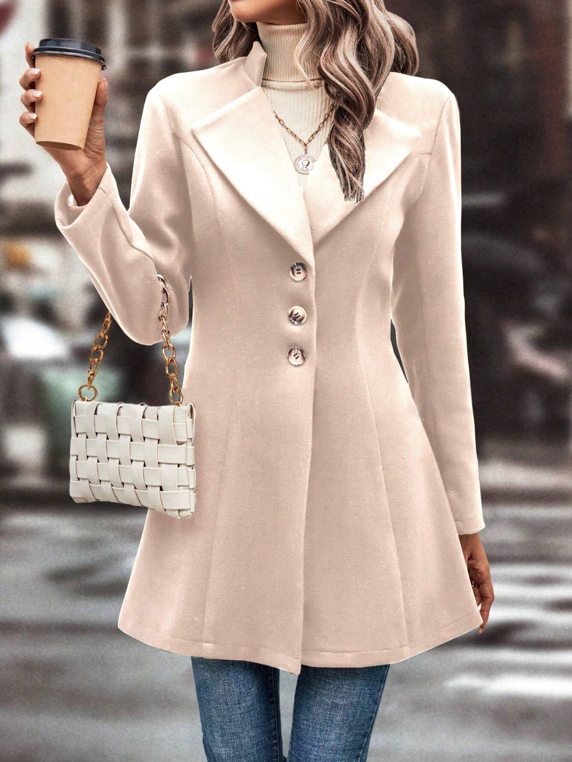 Stylish Lightweight Buttoned Coat for Everyday Wear - by The Nichole Collection