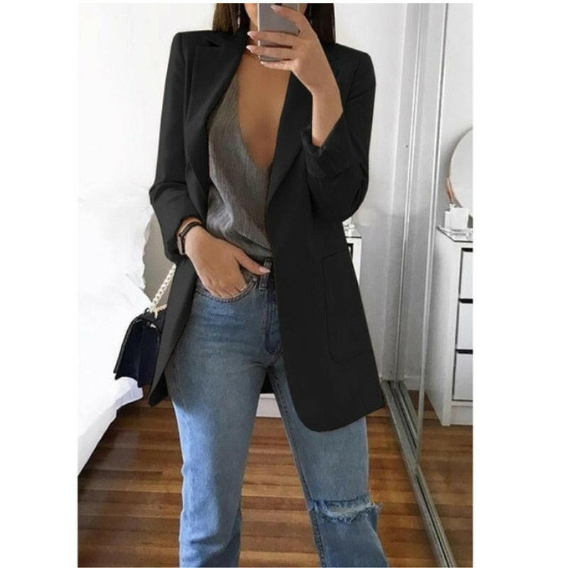 European Style Women's Suit Jacket - Blazers by The Nichole Collection