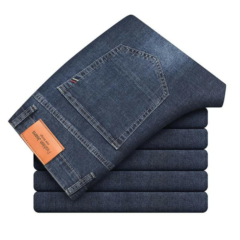 Men's Classic Straight-leg Denim Pants 