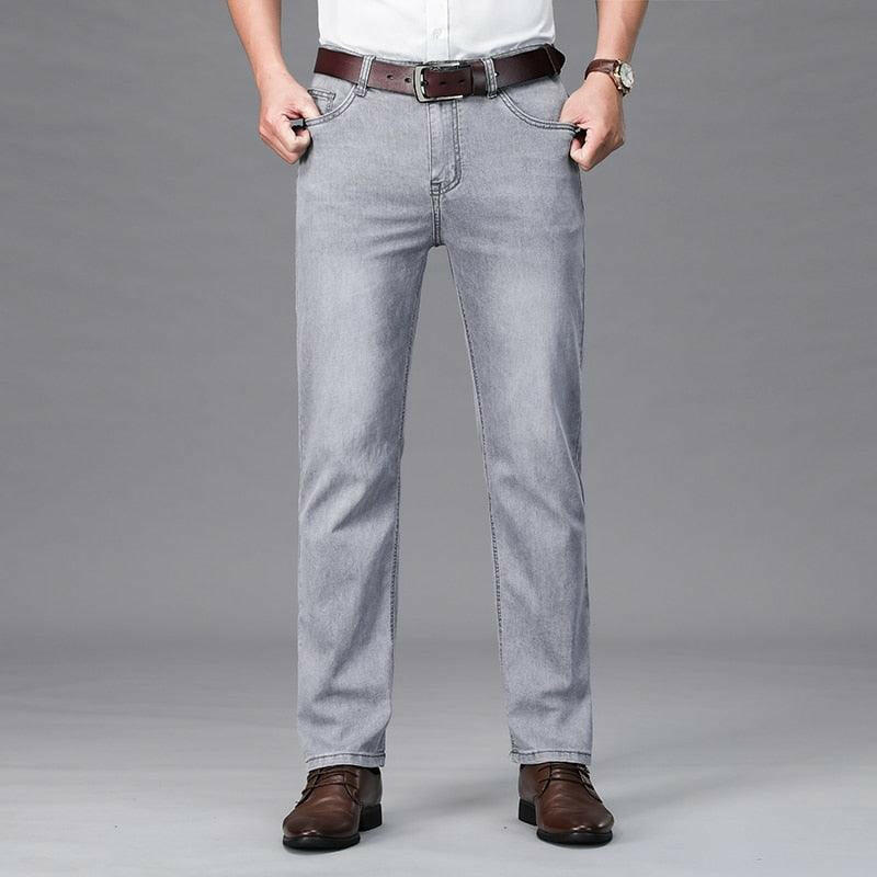 Men's Classic Straight-leg Denim Pants 