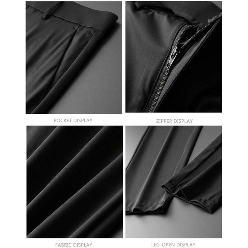 Men’s Lightweight Pant Style Full Length Nylon Spandex Type - Men's Pants by The Nichole Collection