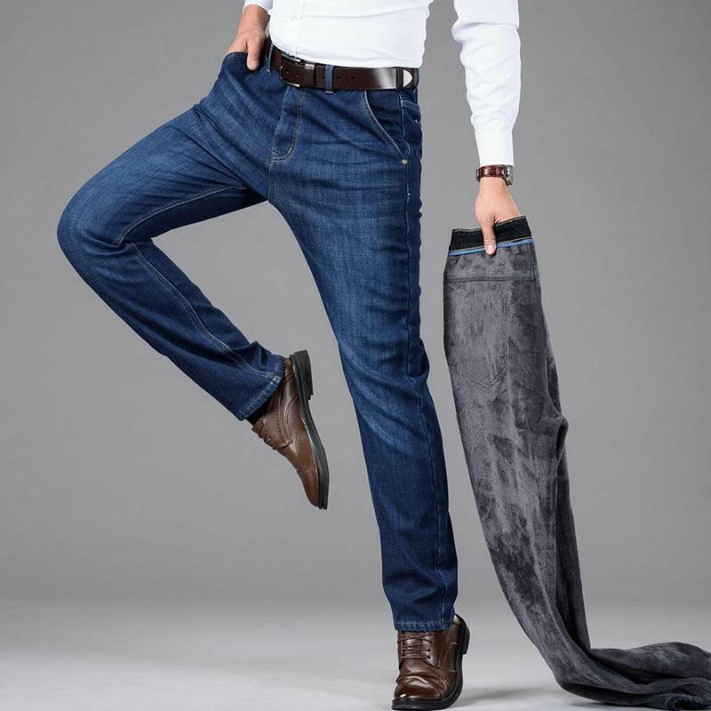 Men's Casual Denim Stretch Pants 