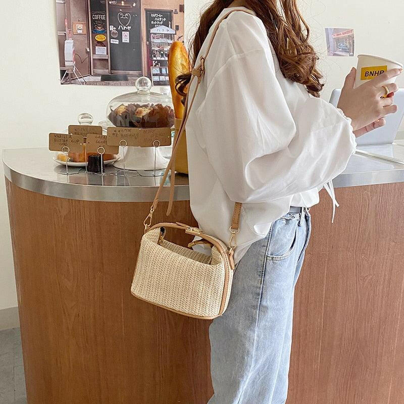 Straw Crossbody Bag | On sale | Straw