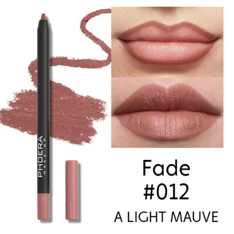 Waterproof Matte Lipliner Pencil - Long-Lasting Color - by The Nichole Collection