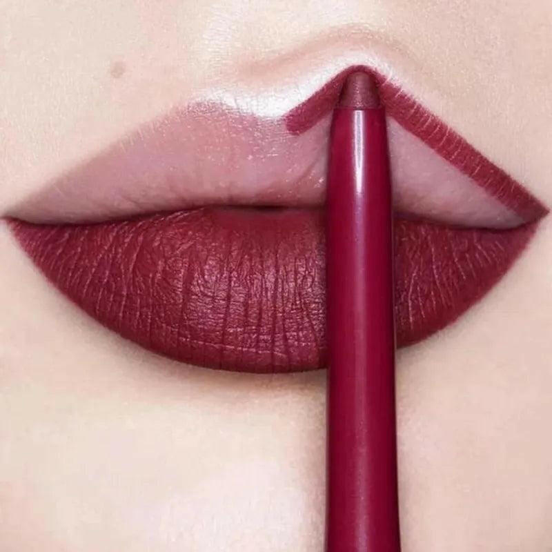 Waterproof Matte Lipliner Pencil - Long-Lasting Color - by The Nichole Collection